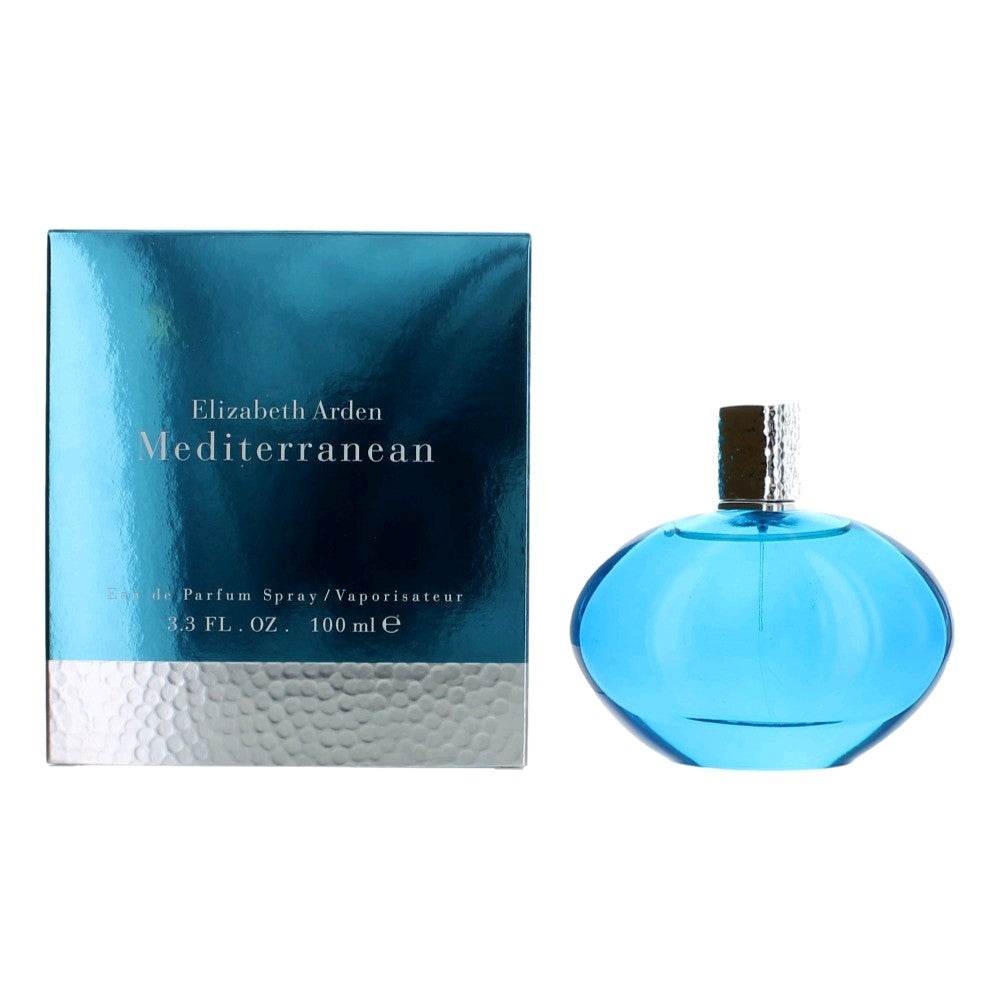 Bottle of Mediterranean by Elizabeth Arden, 3.3 oz Eau De Parfum Spray for Women